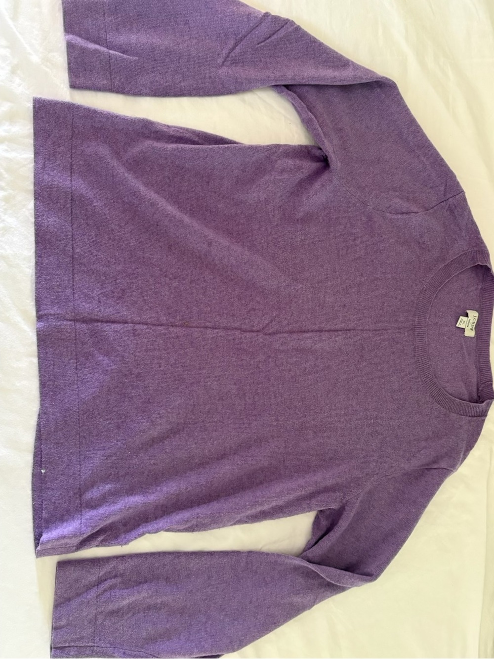 J. Crew Purple Crewneck Sweater